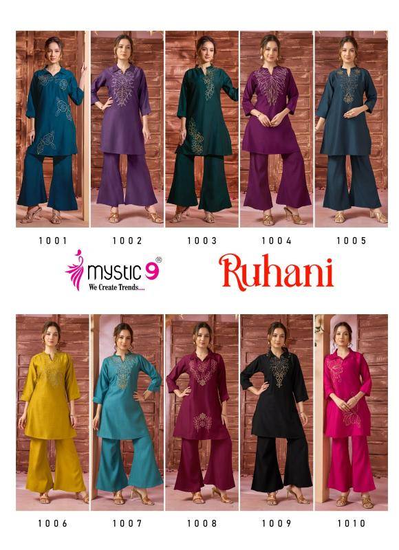 Mystic9 ruhani vol 1 coord set Kurti suppliers in India
